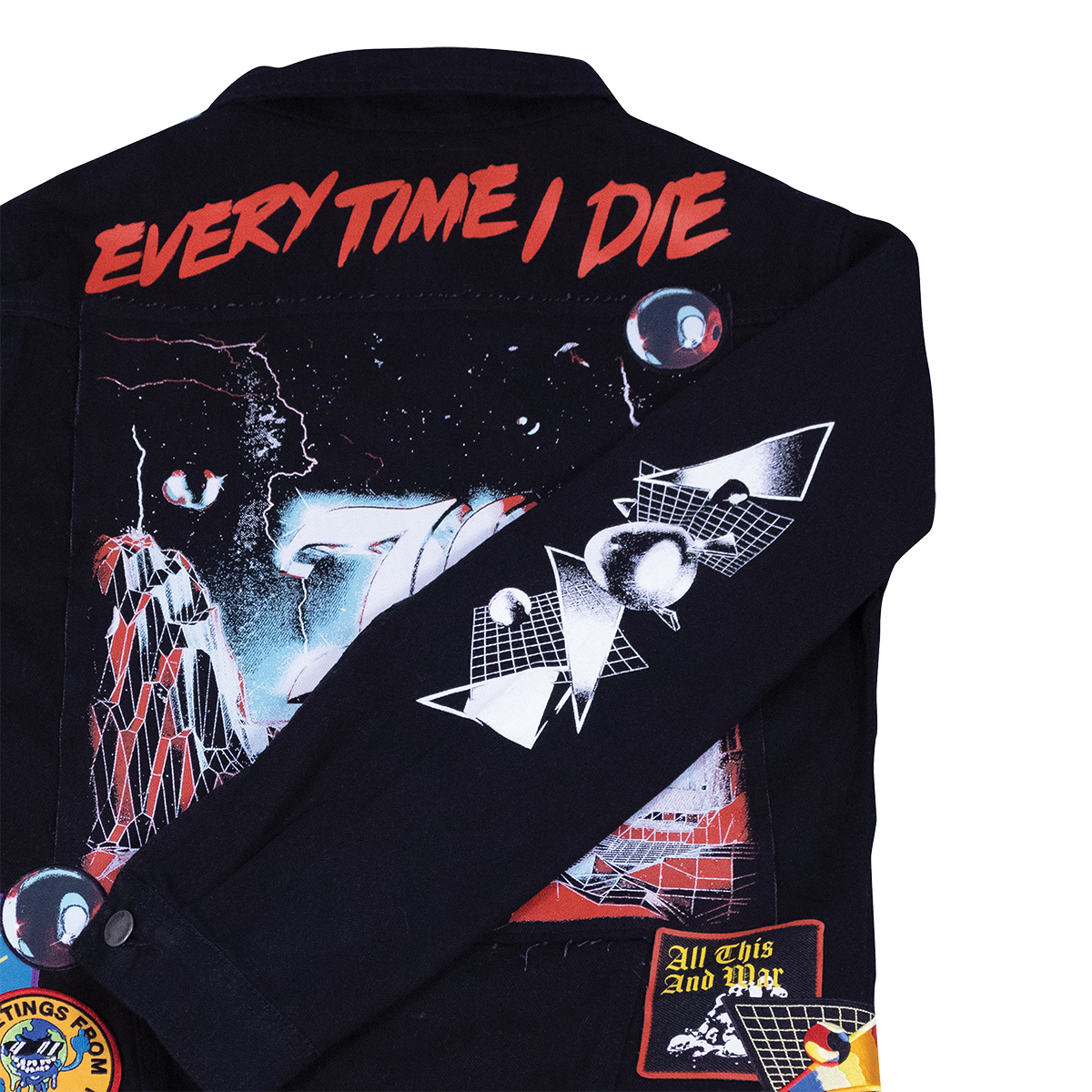 RADICAL DENIM JACKET (BLACK)