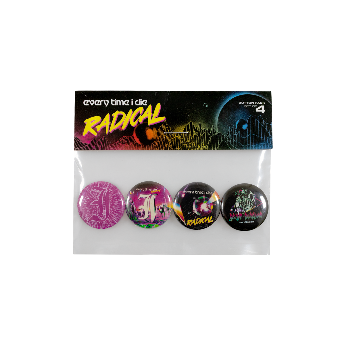 RADICAL 1" BUTTON SET