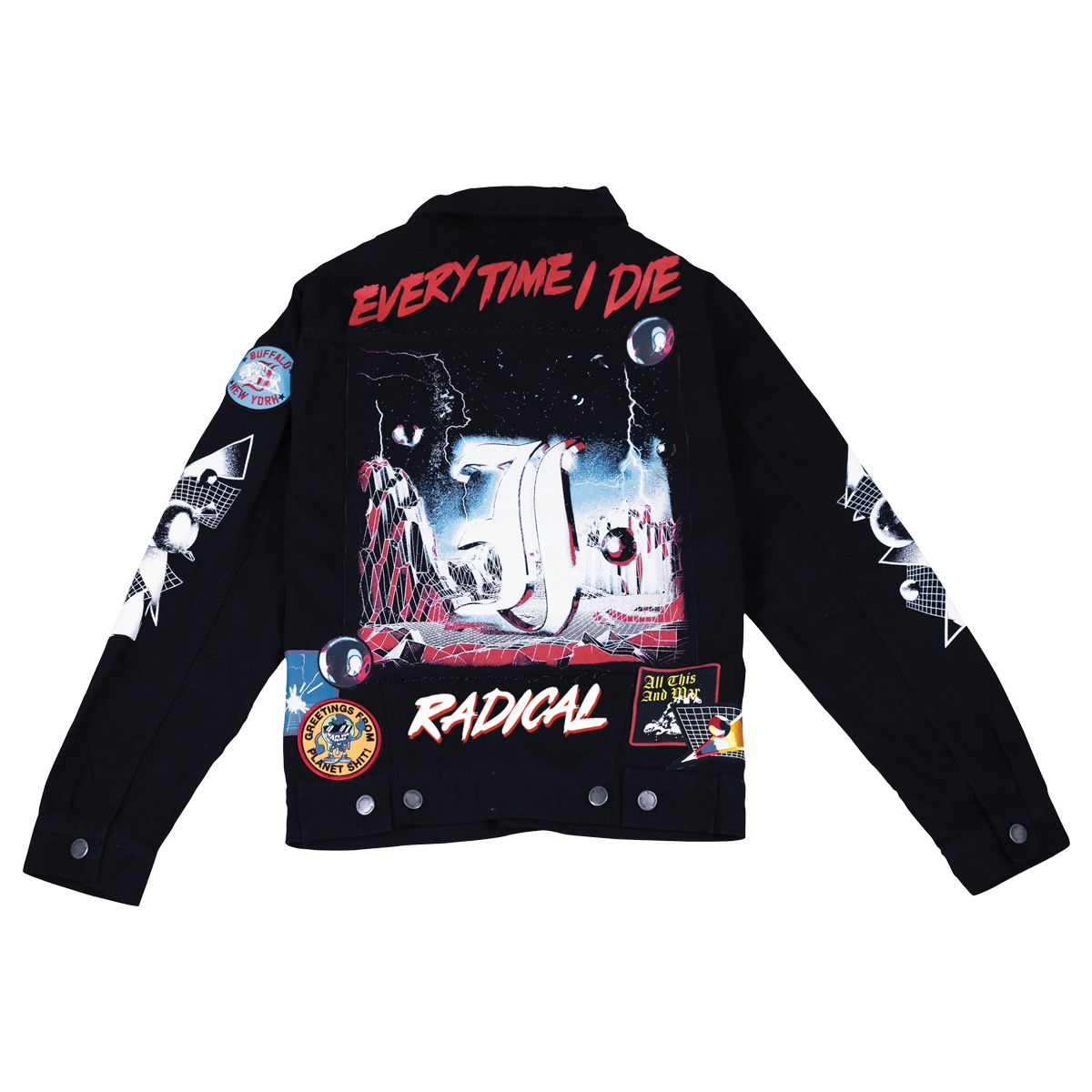 RADICAL DENIM JACKET (BLACK)