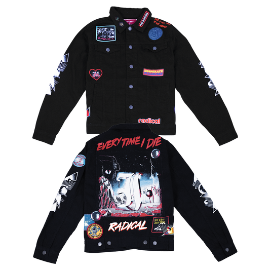 RADICAL DENIM JACKET (BLACK)