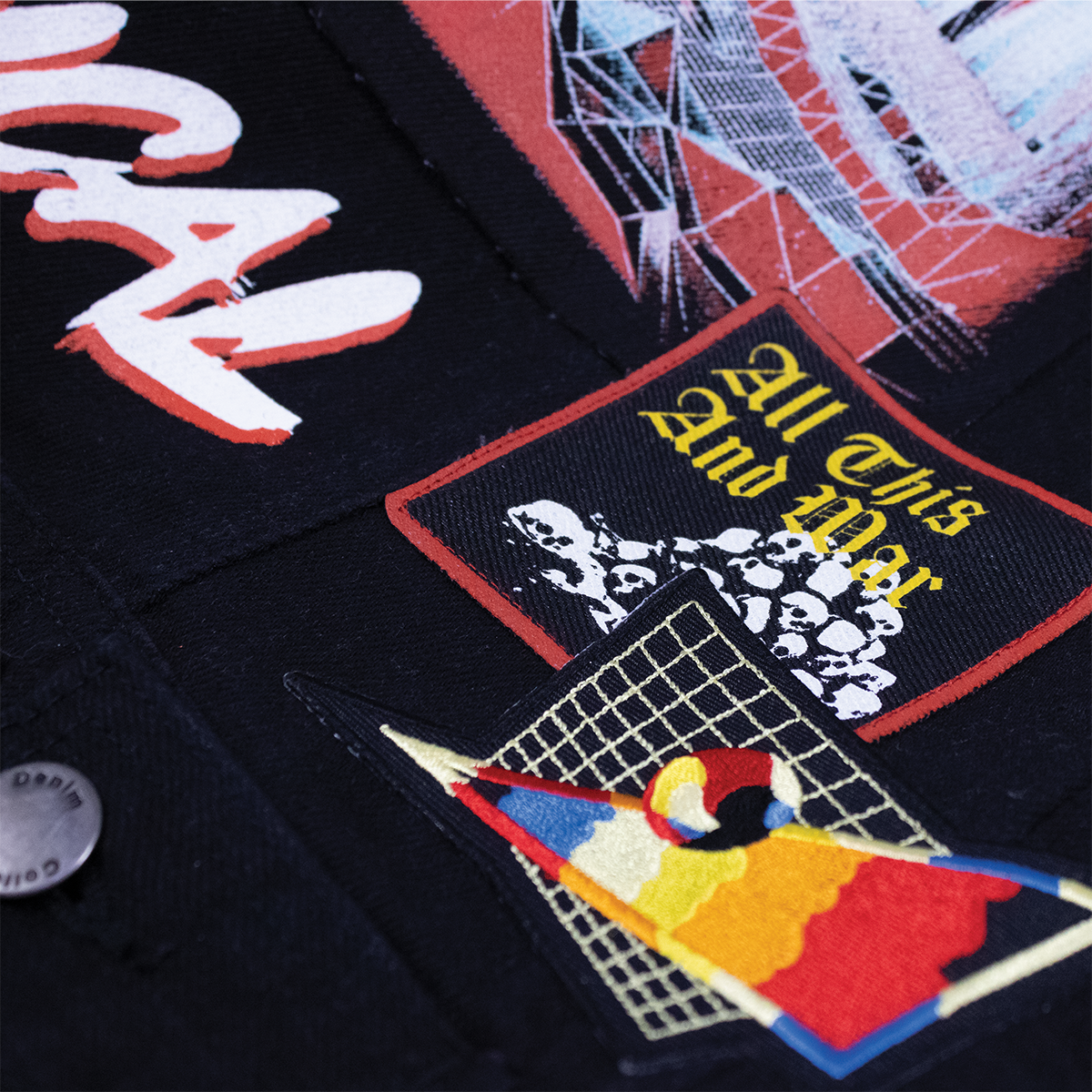 RADICAL DENIM JACKET (BLACK)