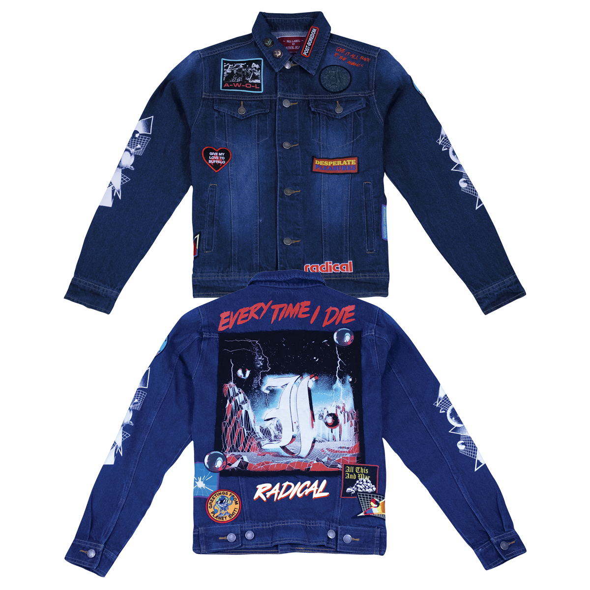 RADICAL DENIM JACKET (BLUE)